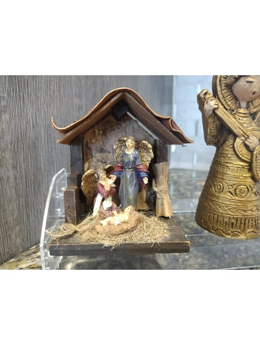 Vintage Set  5 Angel Ornaments And Christmas Decor 2